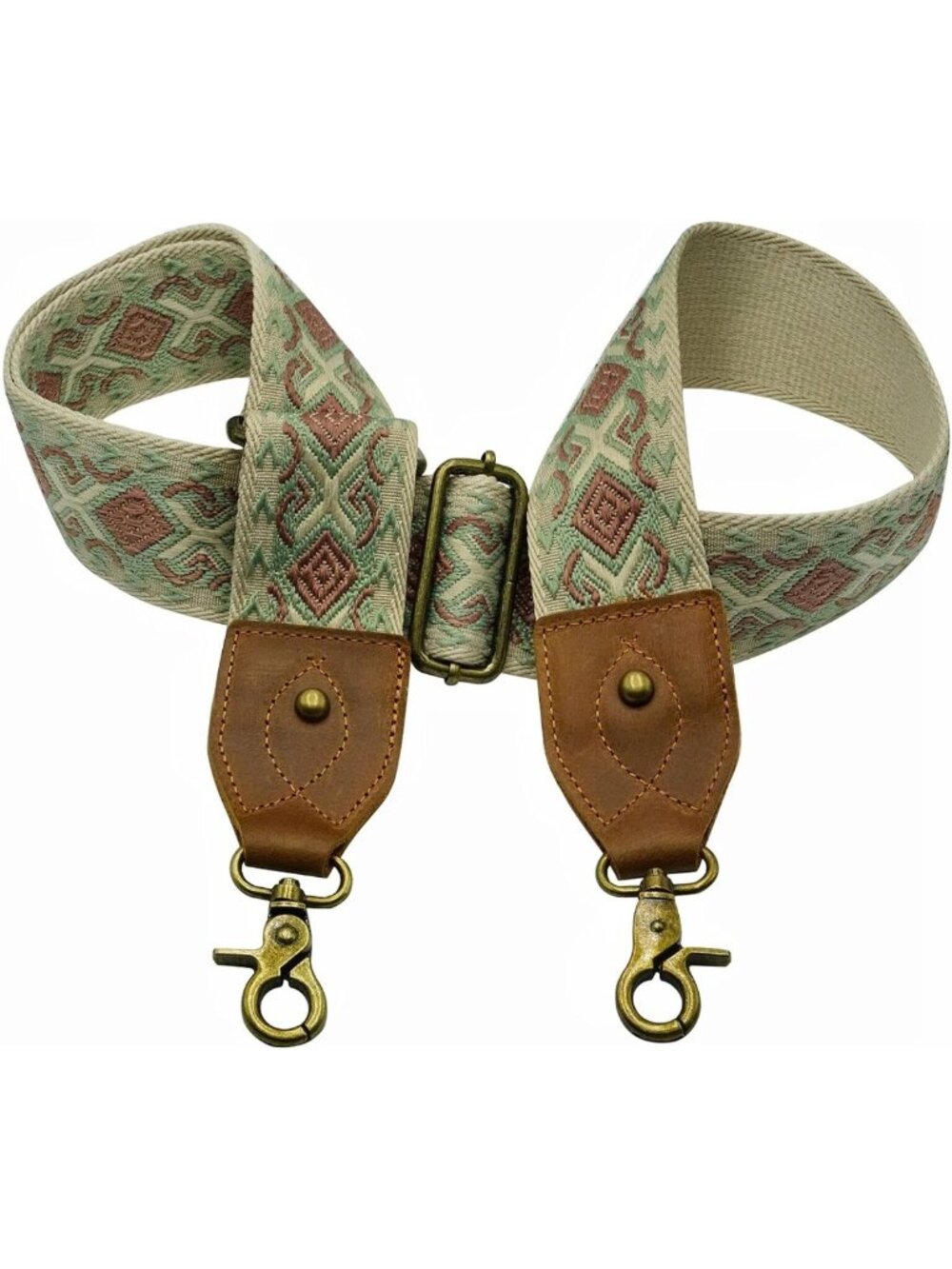 Stylish Jacquard Woven Handbag Strap Replacement - Crossbody Guitar Strap